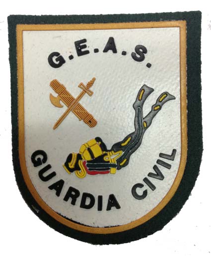 Escudo G.E.A.S. Guardia Civil termoplástico